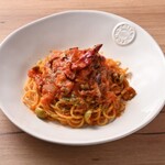 タコのルチア―ナ風パスタ