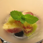 懐石料理 桝田 - デザートはフルーツ