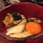 鳥茂 - 松茸、雲丹、キャビア！  もう、なにがなんだか  