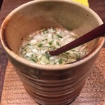 鳥茂 - 締めのスープ、腰が抜けるほど美味い！  