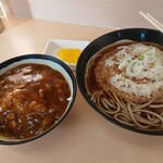 かまだ屋 - 料理写真:天婦羅蕎麦とカレー