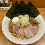 しののめヌードル - 料理写真:全部のせ塩らーめん［塩たまご］ストレート麺1600円 
