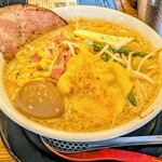 純米味噌ラーメン みそら堂 - 北の大地味噌らーめん+味玉トッピング