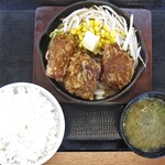 からやま - 料理写真:味噌バター盛り定食（ご飯大盛り）