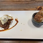 スブリデオ レストラーレ - タルトタタン　特性チーズクリーム添え