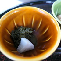 RESTAURANT 1899 - （2025/10月）抹茶味噌の鯛茶漬けの茶葉の佃煮