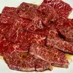 焼肉あきら 神田 - 上ロース、ハラミ、ロース