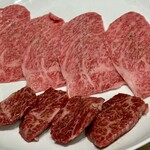 焼肉あきら 神田 - サガリ、リブ芯