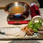 煙や - 越前がにみそのしゃぶしゃぶ