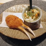 煙や - ズワイ爪フライ・セイコガニ内子タルタル