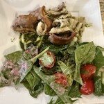 オステリア・アンゴリーノ - 穴子と生ハムのグリル