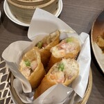 是的菜館 - エビグラタン春巻き