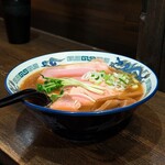 自己流ラーメン綿麺 - 鯵煮干しそば