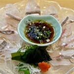 鮨 希味 - ホウボウ刺 1,000円(税込)