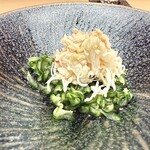 料理屋 稲家 - 【 酢の物 】蟹きゅう【 蟹あんかけ 】