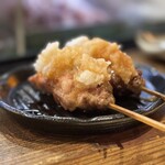 焼鳥 かもしや - ももおろし、おろしにも一手間のクオリティ