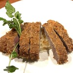 リストランテ野呂 - 黒毛和牛"かいのみ"のカツレツ