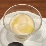 リストランテ野呂 - 青森産りんごの冷たいのピュレ