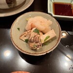 善や - 松茸の土瓶蒸しの中身