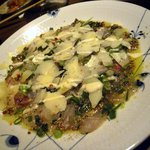 料理小説集 Lennon’s BAR - 鯛と鱸のカルパッチョの塩加減もちょうど良し。