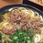 てうち庵 - 肉うどん 2014年12月中旬限定390円