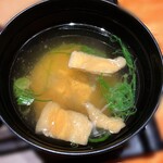 トンカツ・トンしゃぶ ケンボロー - 味噌汁