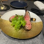 恵比寿 焼肉 羊ビヨリ - 香草焼き