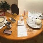 トンカツ・トンしゃぶ ケンボロー - デザート(カルピスとバナナのシャーベット)