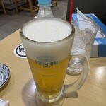 すしまみれ セントラルロード店 - 生ビール