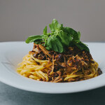 パスタ フレスカ ダンメン - 04_真鰯の軽いトマトソース 大葉添え