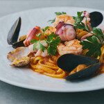 パスタ フレスカ ダンメン - 01_海の幸のペスカトーレ