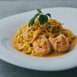 パスタ フレスカ ダンメン - 10_エビクリーム