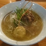 だしが命の塩らーめん　ぎょぎょぎょ - (期間限定)蟹ラーメン
