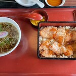 和風レストランまるまつ - 料理写真:はらこ飯定食 ミニそばつき