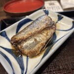 炭火焼和めし処 しんぱち食堂 - いわしの梅煮　528円