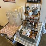 川珈琲店 - セルフコーナー❗️