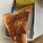 喫茶敏美 - いちごジャムがぬられていました