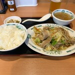 日高屋 - 料理写真:肉やさい炒め定食