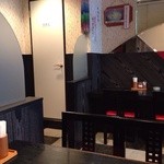 嵯峨野 - 201412  嵯峨野  店内（座席より右まわり）⇒ 左手が入口