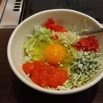 鉄板焼 えびす屋 - 明太子玉