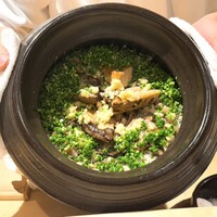 御料理 辻 - 鰤と牛蒡の土鍋ごはん