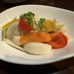 人形町バル 雄 - 自家製ピクルス