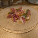 カジュアルフレンチBar 7FUKU - 生ハムと柿