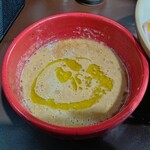 鶏paitan 心麦 - キノコ香る鶏ポルチーニつけ麺