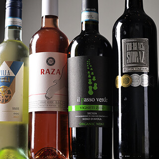 フレッシュな樽生も常備◎お好きなワインをボトルでもグラスでも