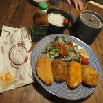 肉の森田屋 - 帰宅後お皿に盛っていただきました