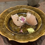 う越貞 - 熟成四日目の3kgの白甘鯛