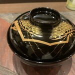 う越貞 - 松茸と熊の椀