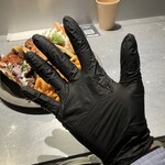 ブルー エントランス キッチン - 