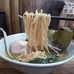 横浜家系らーめん 武源家 - 『半熟味玉らーめん並』